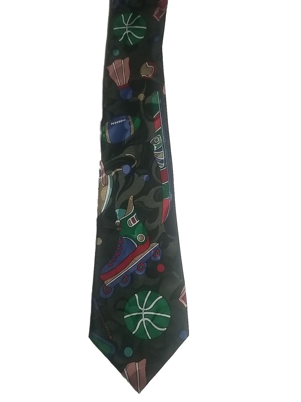 Vintage City One Hand Made Sports Neck Tie inline skate rollerblade MEN Necktie